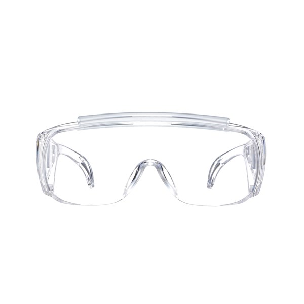 NO.340 オーバグラスタイプ 一眼形保護めがね＜小型眼鏡専用＞_正面