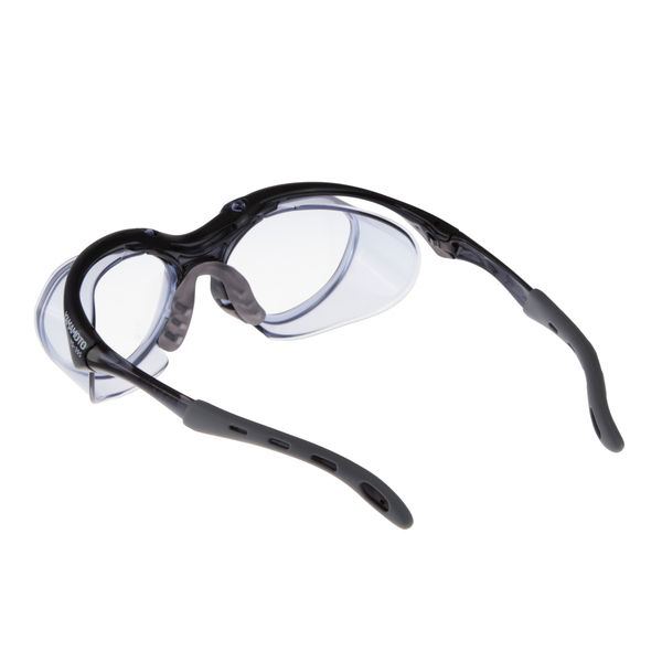  YS-395 度付保護めがね_斜め後ろ