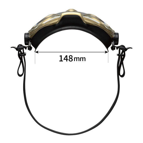 YG-6100-RCL プロユースゴーグル_製品サイズ