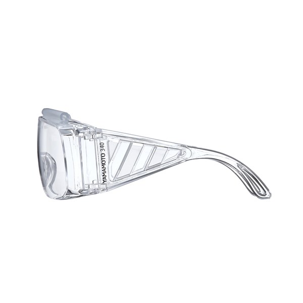 NO.340 オーバーグラスタイプ 一眼形保護めがね＜小型眼鏡専用＞_側面