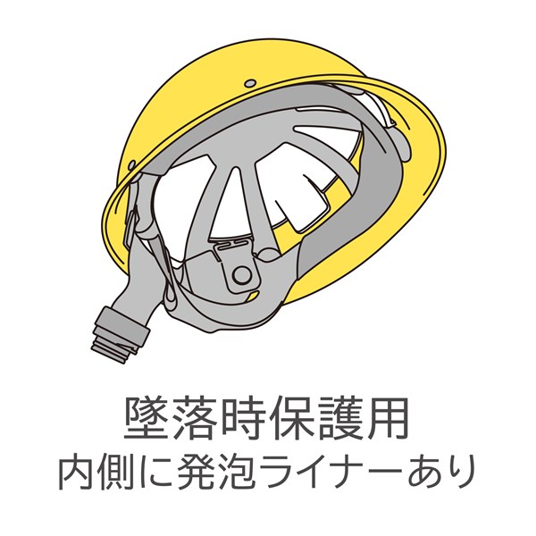 KL-544Z 墜落時保護用ヘルメット (内蔵ダクト付)