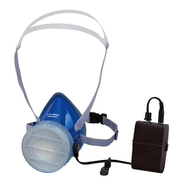 LS-880H(RL3) 半面形防じんマスク(吸気補助具付き)