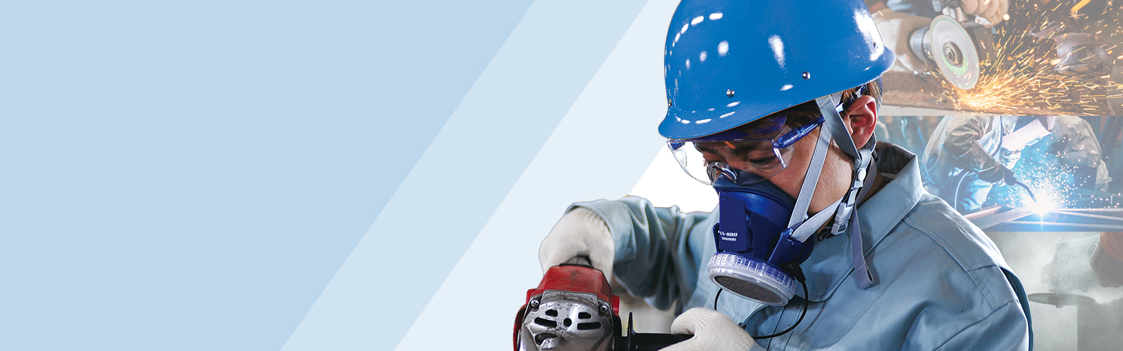 DUST RESPIRATORS WITH AN INHALATION ASSISTING DEVICE | YK YAMAMOTO