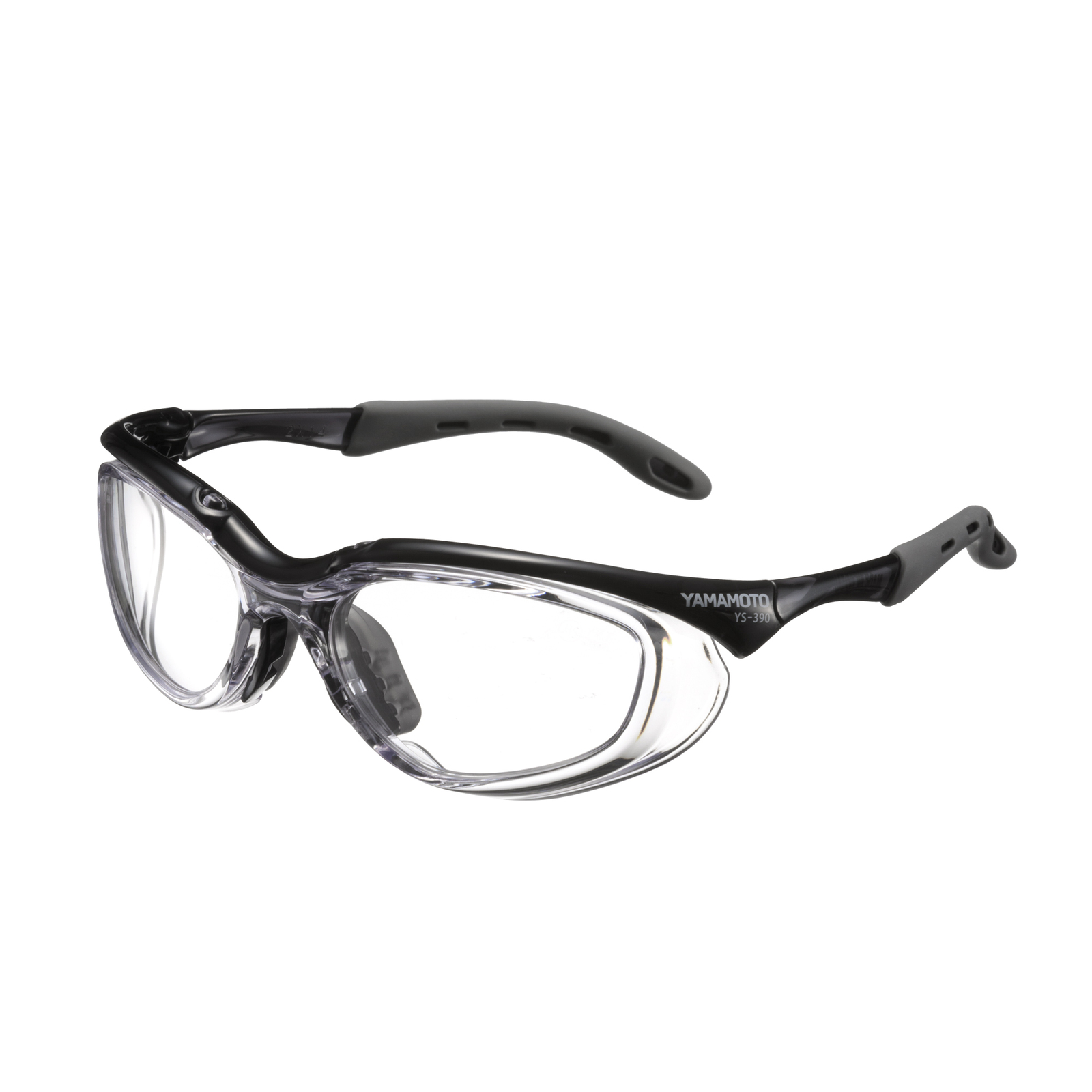 YS-390 二眼形保護めがね ブラック | 【公式】山本光学株式会社