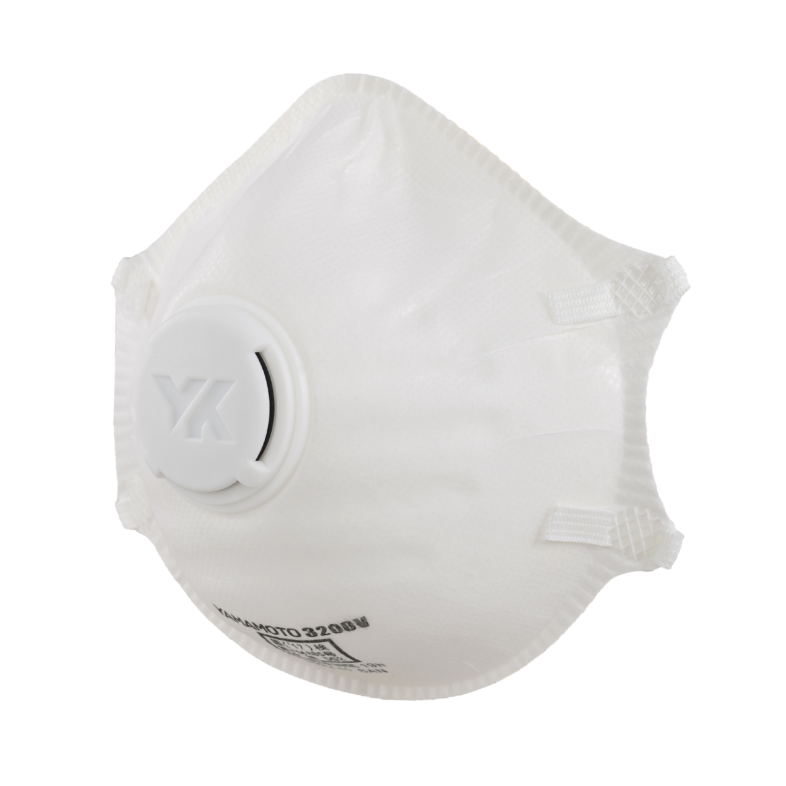 3200V-A 使い捨て式防じんマスク(排気弁付・ヘッドバンドタイプ) 排気